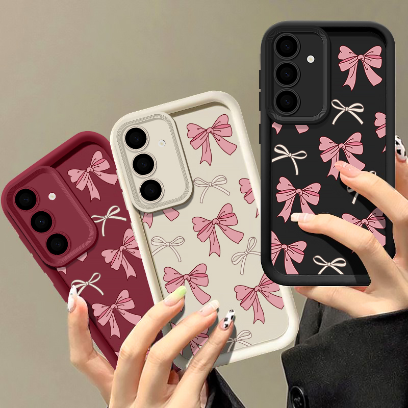 Phone Cases Galaxy A16 5G - Capa de Silicone Laço para Samsung
