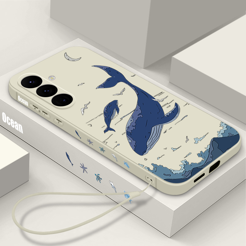Phone Cases Galaxy A16 5G - Capa de Telefone Baleias para Samsung