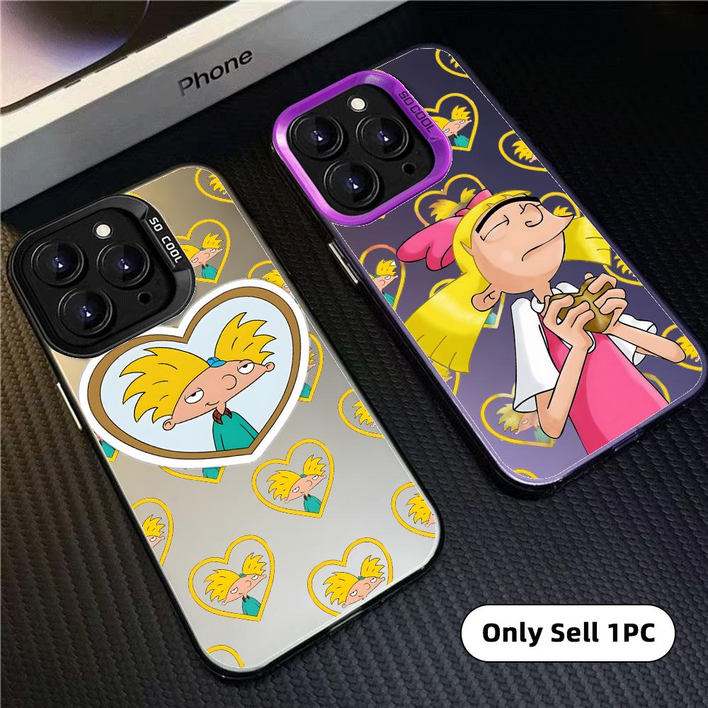 Phone Cases Iphone 13 - Desenho animado H-Hey Arnold! Capa de