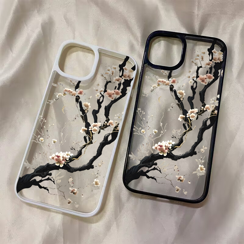 Phone Cases Galaxy A16 5G - Capa Artística Flor de Ameixa Chinesa