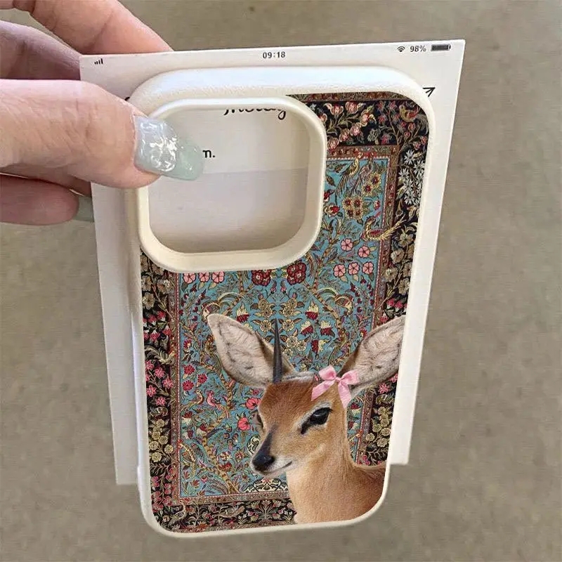 Capa de Silicone Vintage com E - Phone Cases Xiaomi 15 avaliação e preço