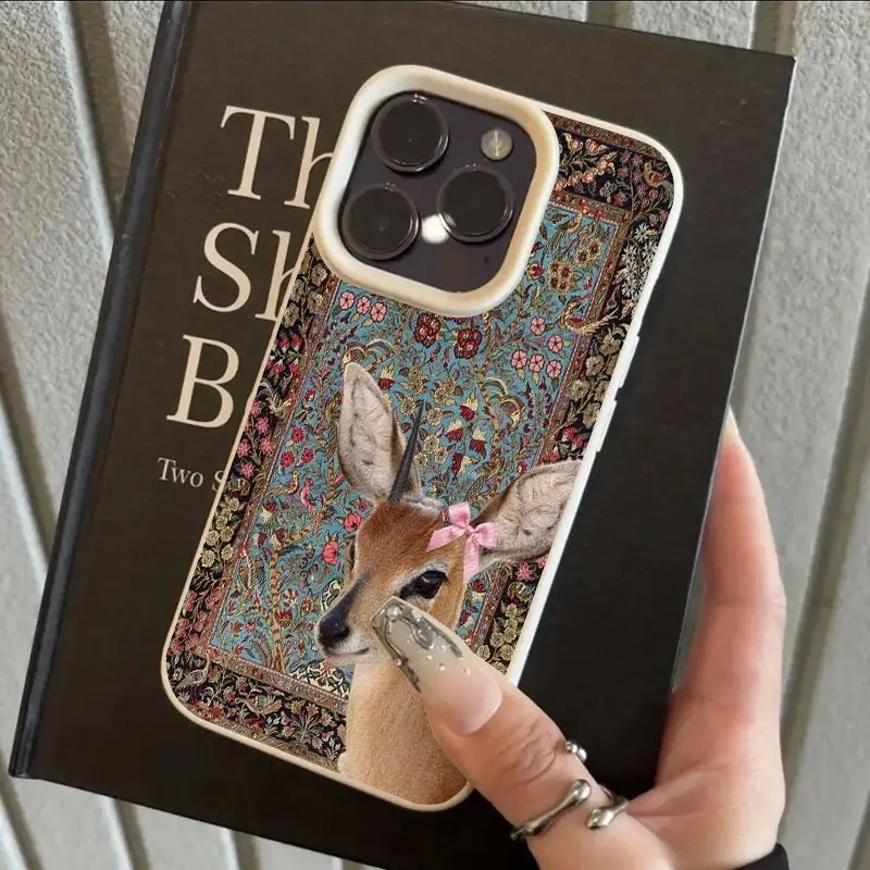 Capa de Silicone Vintage com E - Phone Cases Xiaomi 15 avaliação e preço