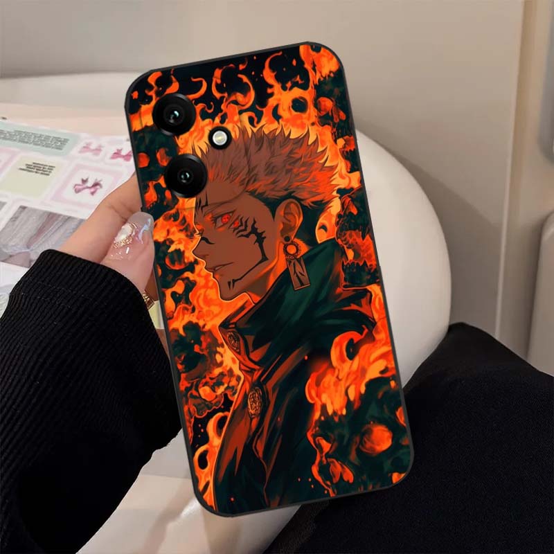 Capa de Telefone Preta Anime J - Phone Cases Jujutsu Kaisen avaliação e preço